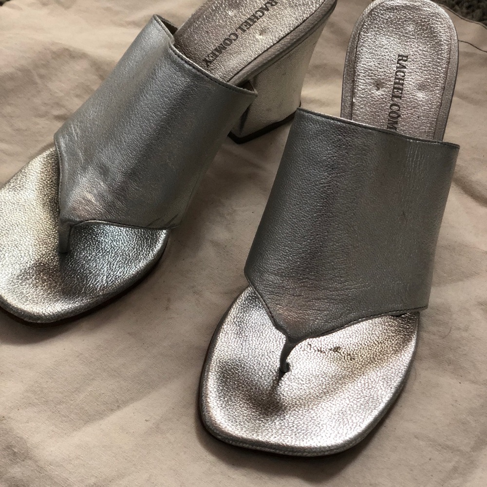 Rachel Comey Metallic Silver Sandal 7.5